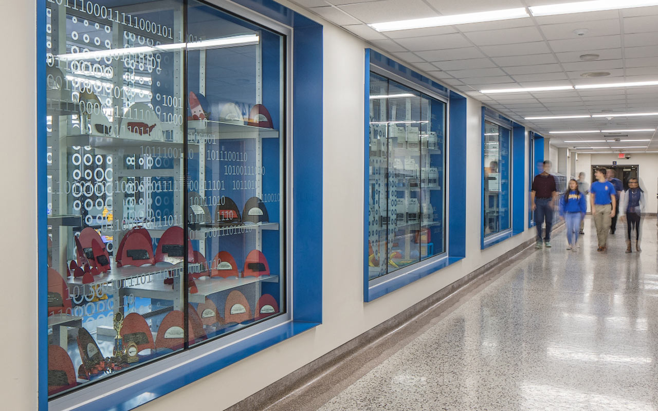 North High School Robotics Expansion Hallway